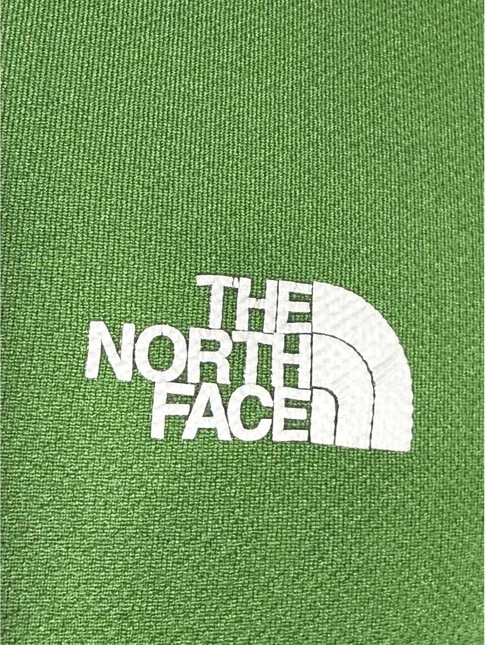 The North Face Men’s Solid Polo Shirt Green XL Polyester Button Collared Logo